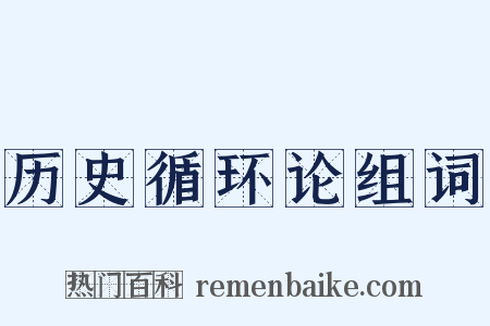 历史循环论组词是什么意思的图片